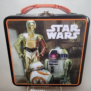 Star Wars Mini Tin w/ Orange Handle Droids